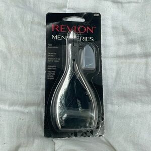 REVLON Men's Series Cuticle Nipper, Stainless Steel Toe and Fingernail Tool